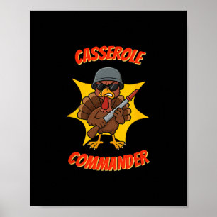 Poster Comandante Cerole Engraçado Adorável Peru de Ação