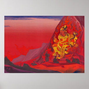 Poster Comando de Rigden Djapo por Nicholas Roerich