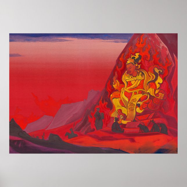 Poster Comando de Rigden Djapo por Nicholas Roerich (Frente)