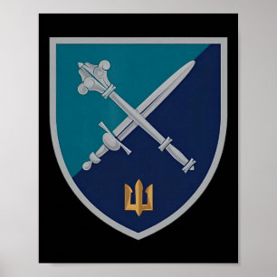 Poster Comando do Corpo de Infantaria Naval (Ucrânia) Ucr