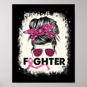 Poster Combate a Guerra Rosa com a Consciência do Cancer