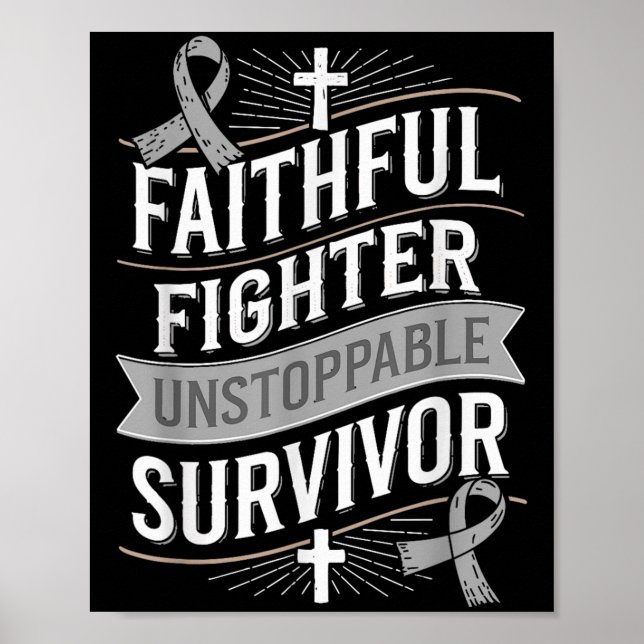 Poster Combate Justo à Diabetes Sobrevivente (Frente)
