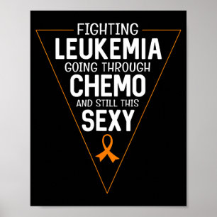 Poster Combatendo a leucemia passando pela quimio e isso