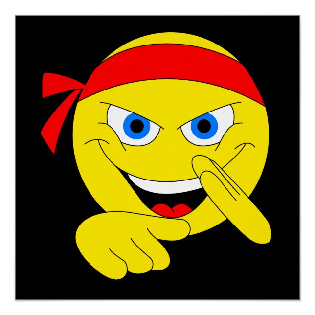 Pôster Combatendo Emoji (Frente)