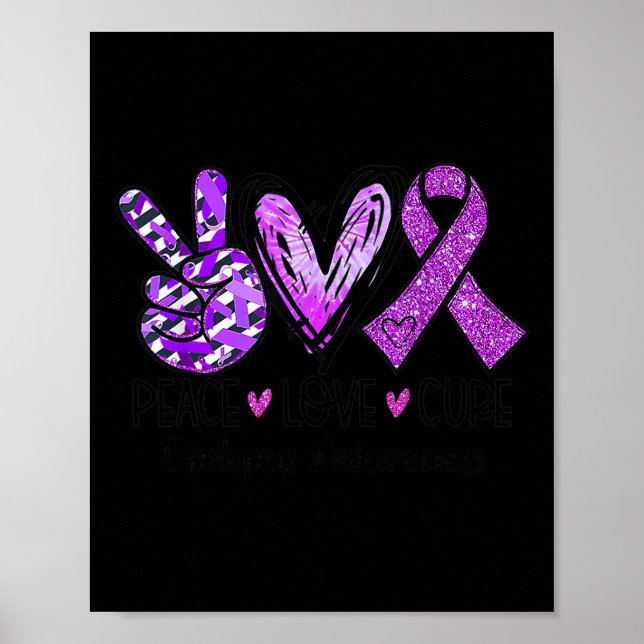 Poster Combatente guerreiro adepto da epilepsia (Frente)
