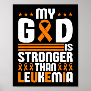 Poster Combatentes Mãe de Leucemia Infantil Fita Laranja