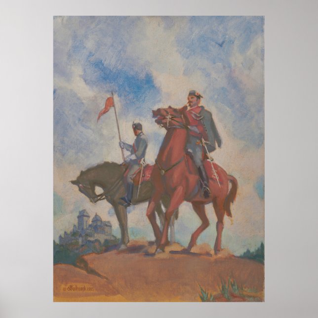 Poster Combatentes pela Liberdade - Pintura Equestre de K (Frente)