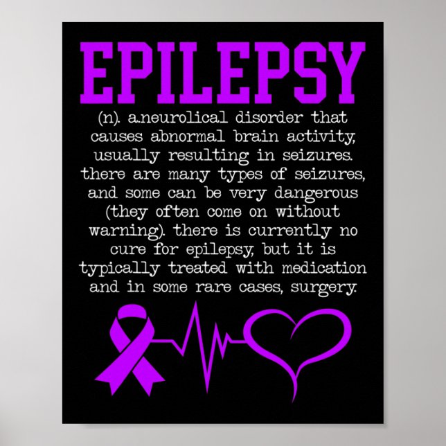 Poster Combater a Epilepsia Epiléptica e a Sensibilização (Frente)