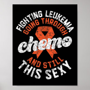 Poster Combater A Leucemia Passando Pela Quimioterapia Ai