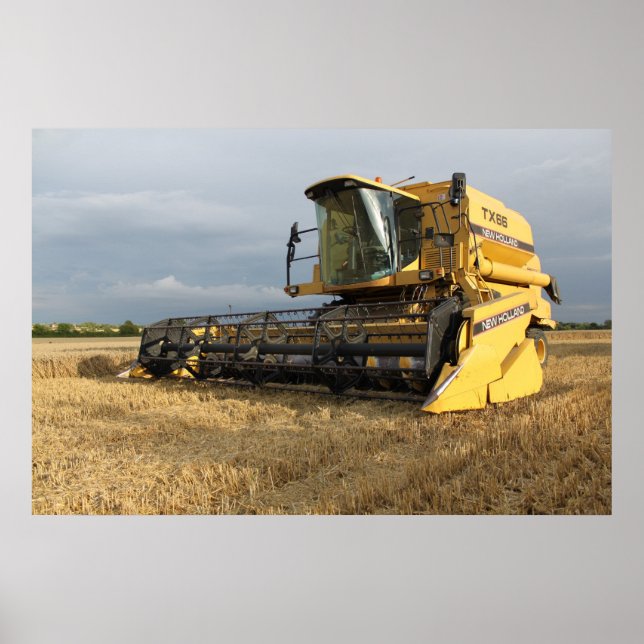 Poster Combine Harvester (Frente)