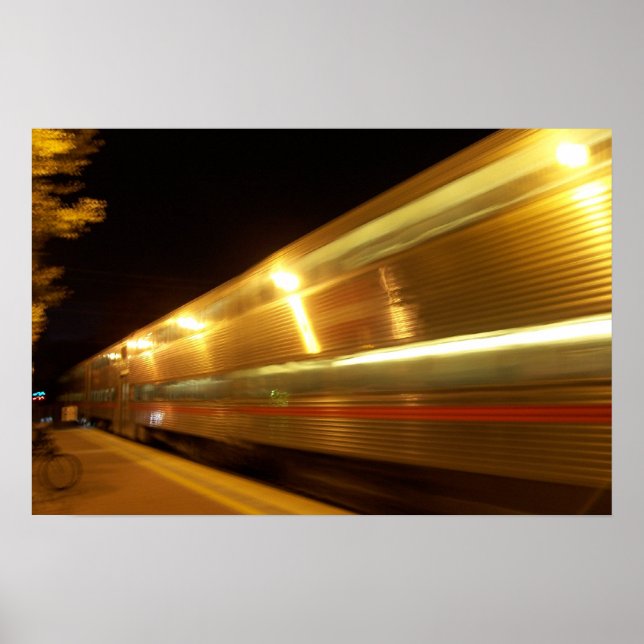 Pôster Comboio a bala (Frente)