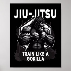 Poster Comboio Como Gorilla Jiu Jitsu