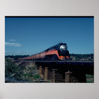 Pôster Comboio "Daylight" da SP, liderado por 4-8-4 #449_