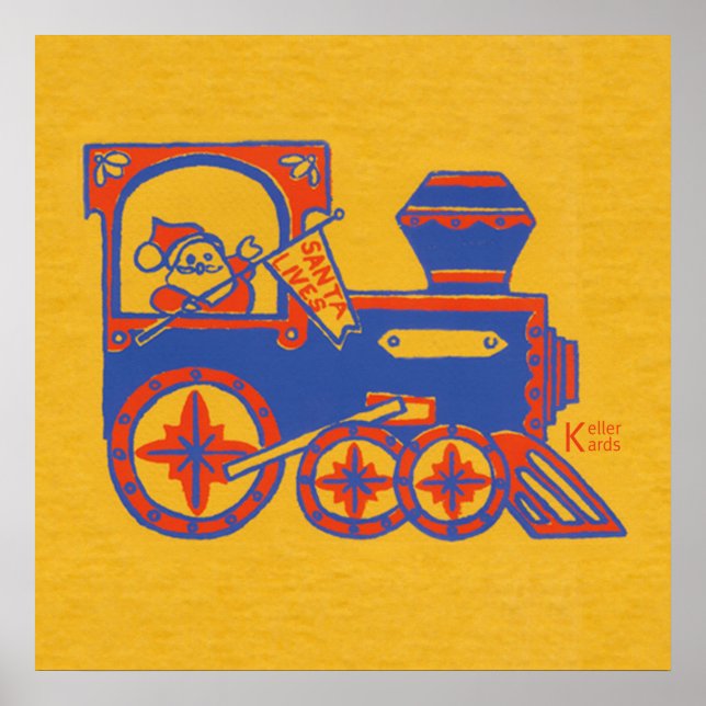 Pôster Comboio de papais noeis (Frente)