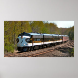 Pôster Comboio de passageiros clássico