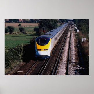 Poster Comboio de passageiros Eurostar