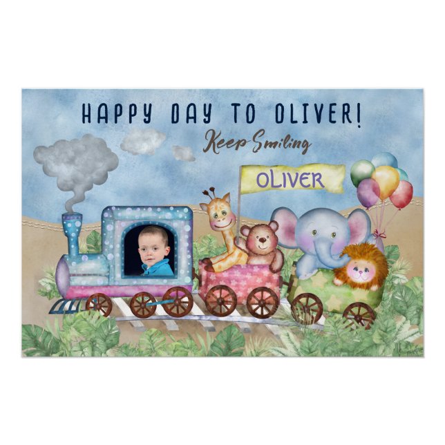 Pôster Comboio em corte (Frente)