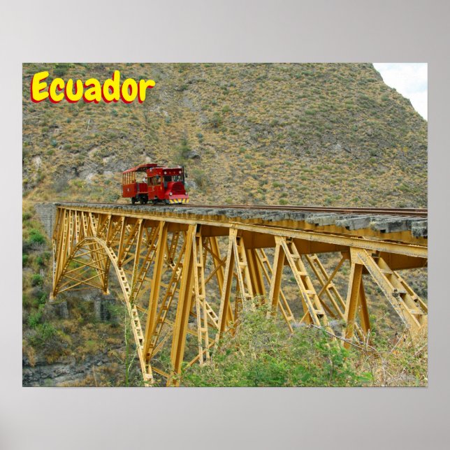 Poster Comboio Equador (Frente)
