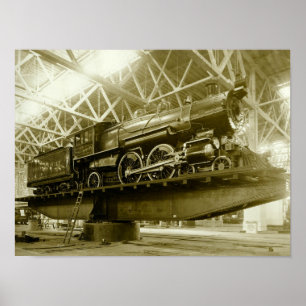 Poster Comboio, Locomotiva, Espírito, Século XX,