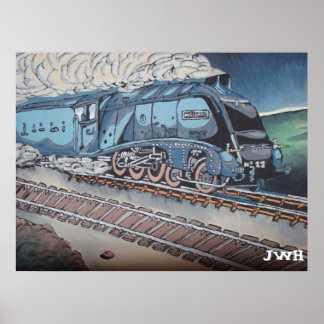 Pôster comboio Mallard