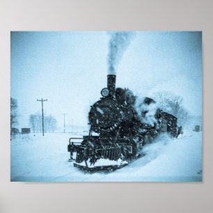 Poster Comboio Snowbound