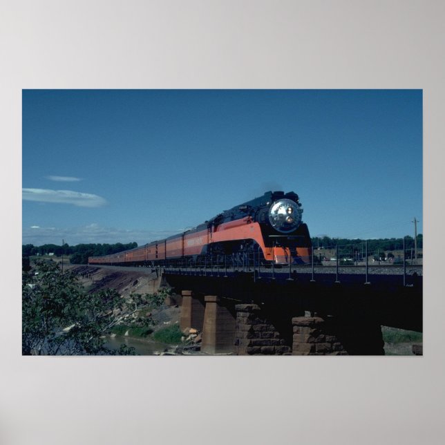 Pôster Comboio SP "Daylight", liderado por 4-8-4 (Frente)