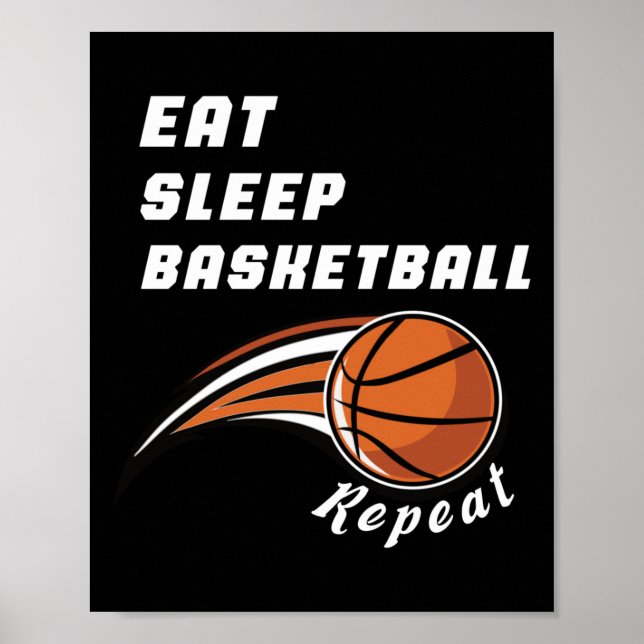 Poster Come Sleep Basball Repete Engraçado (Frente)