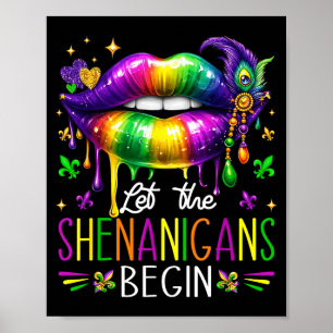 Poster Comece as Travessuras Começa o Carnaval Lip Kids H