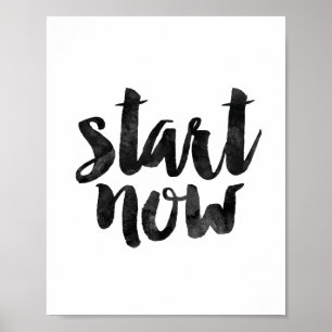 Pôster Começo agora