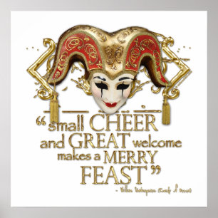 Pôster Comédia de citações do banquete dos erros (vers