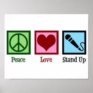 Poster Comédia de Pé Paz Amor