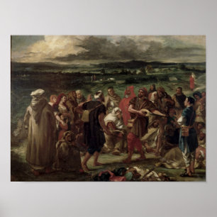 Pôster Comediantes ou palhaços árabes, 1848