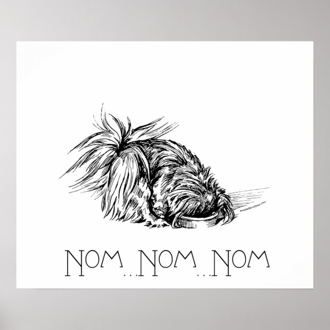 Pôster Comedor Ansioso Peke (Frente)