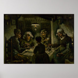 Pôster Comedores de batata por Vincent Van Gogh