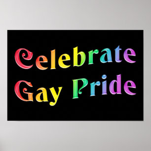 Pôster Comemore o orgulho gay