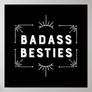 Pôster Comemore seus melhores amigos - grupo Besties da