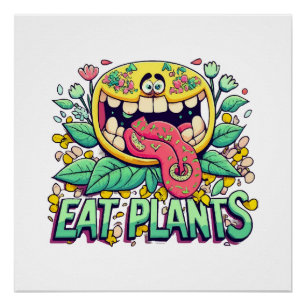 Pôster Comer Plantas