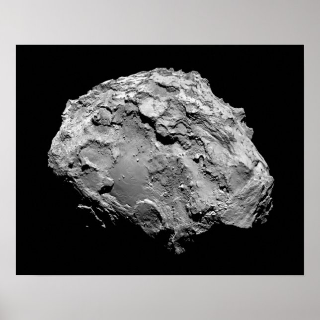 Pôster Comet 67P Churyumov-Gerasimenko Rosetta Mission (Frente)