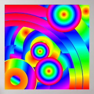 Poster Cometa abstrato