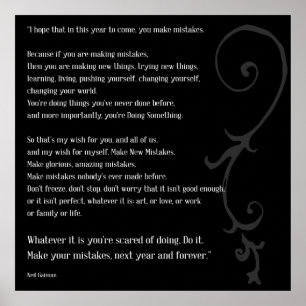 Pôster Cometer Erros