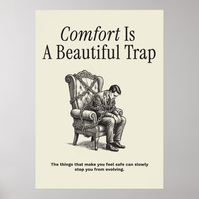 Poster Comfort Is A Beautiful Trap (Frente)