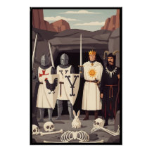 Cômica paródia de Sir Lancelot e Tim o Encantador