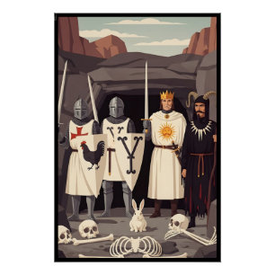 Pôster Cômica paródia de Sir Lancelot e Tim o Encantador