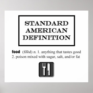 Pôster Comida?