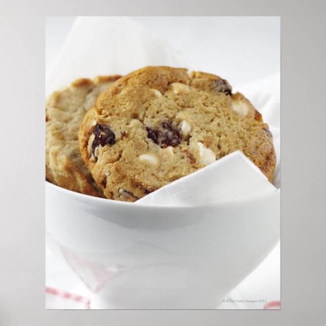 Poster Comida, Comida E Bebida, Cookie, Sobremesa, Cereja (Frente)