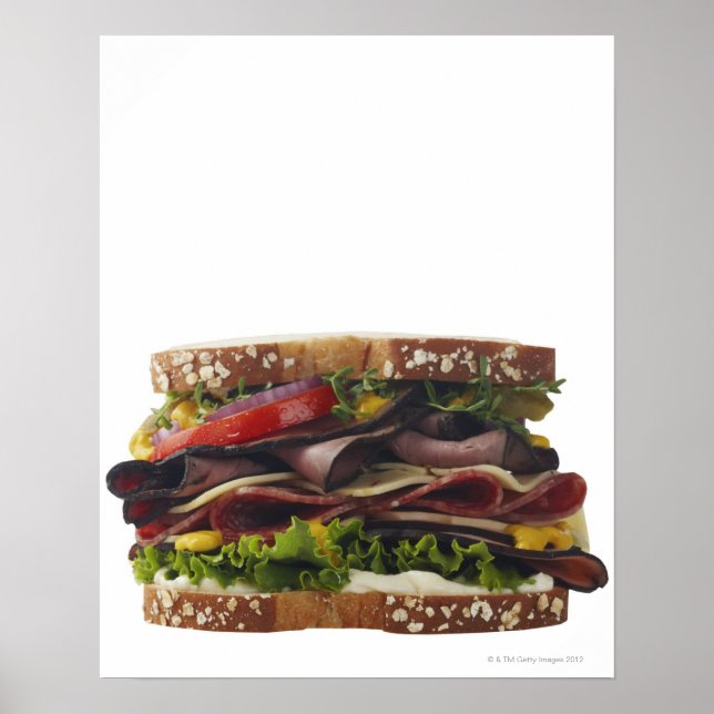 Pôster Comida, Comida E Bebida, Trigo, Pão, Aveia, Mayo,  (Frente)