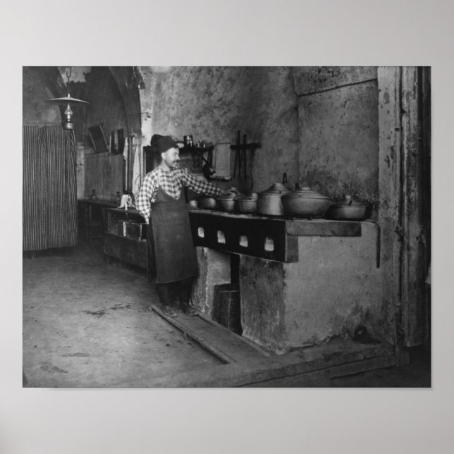 Poster Comida cozida em fotografia de restaurante turco (Frente)