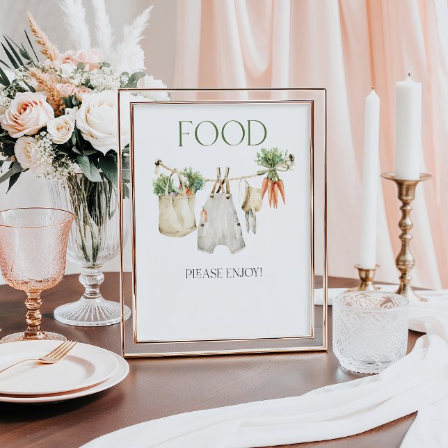 Poster Comida da Fazenda crescida localmente (Criador carregado)