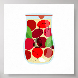 Poster Comida de conservas - Tomates