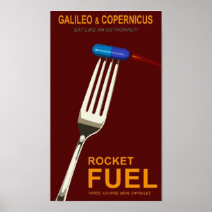 Pôster Comida de espaço